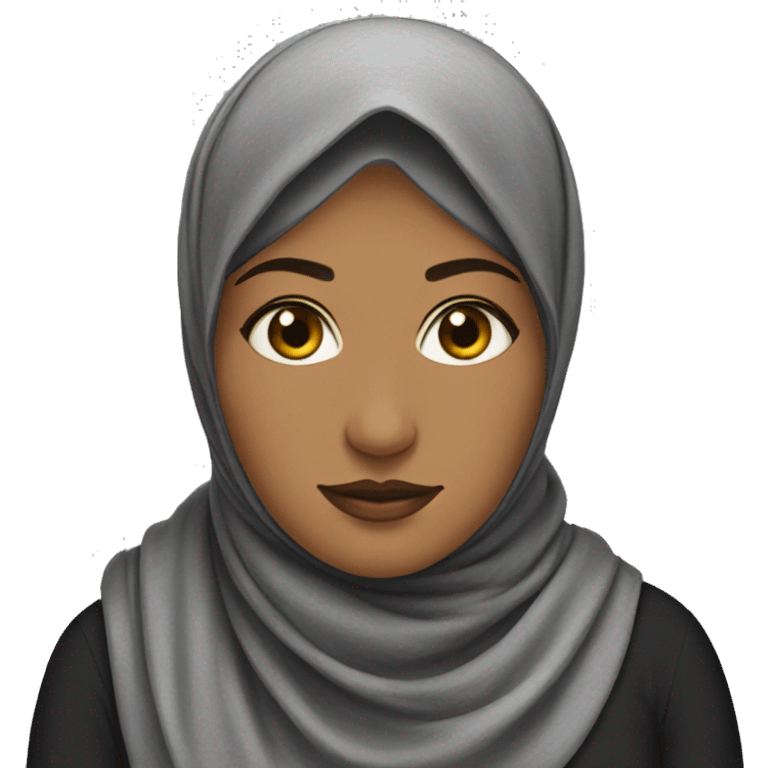 a fat hijabi emoji