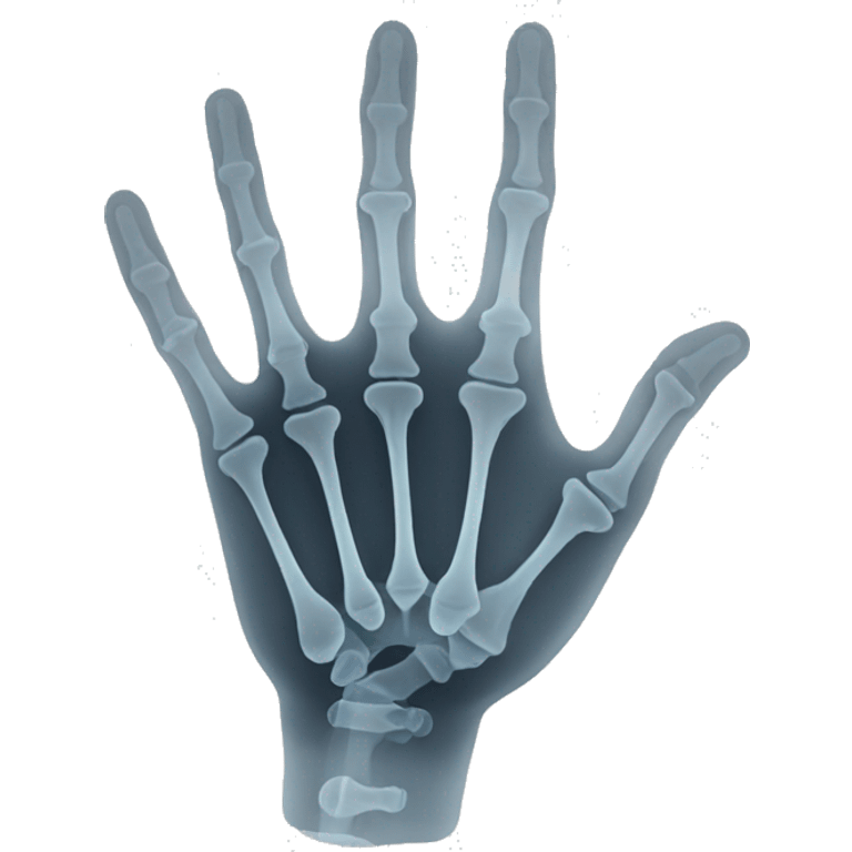 hand xray emoji