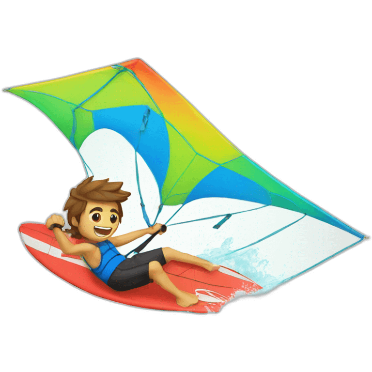 Kite-surf emoji