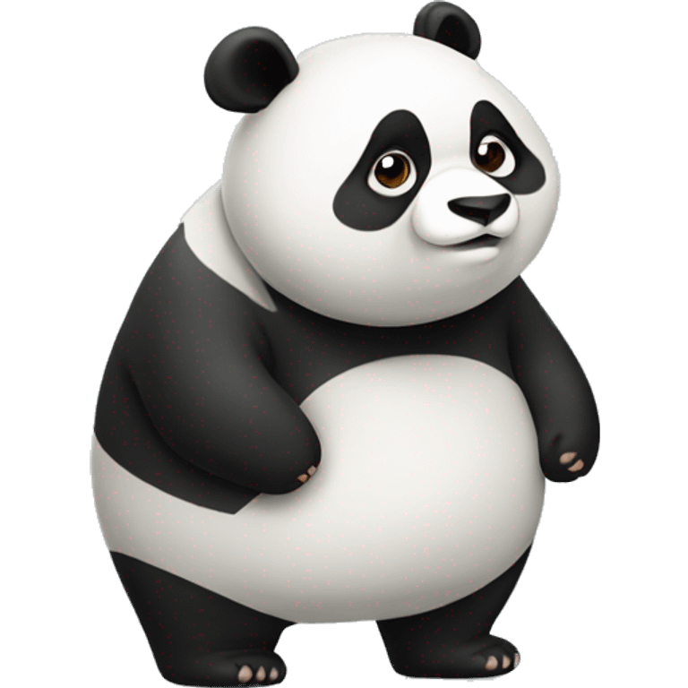 Fat panda  emoji