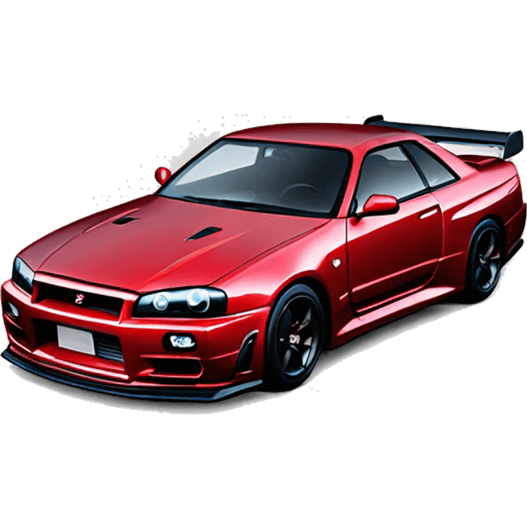 Nissan skyline R34 emoji