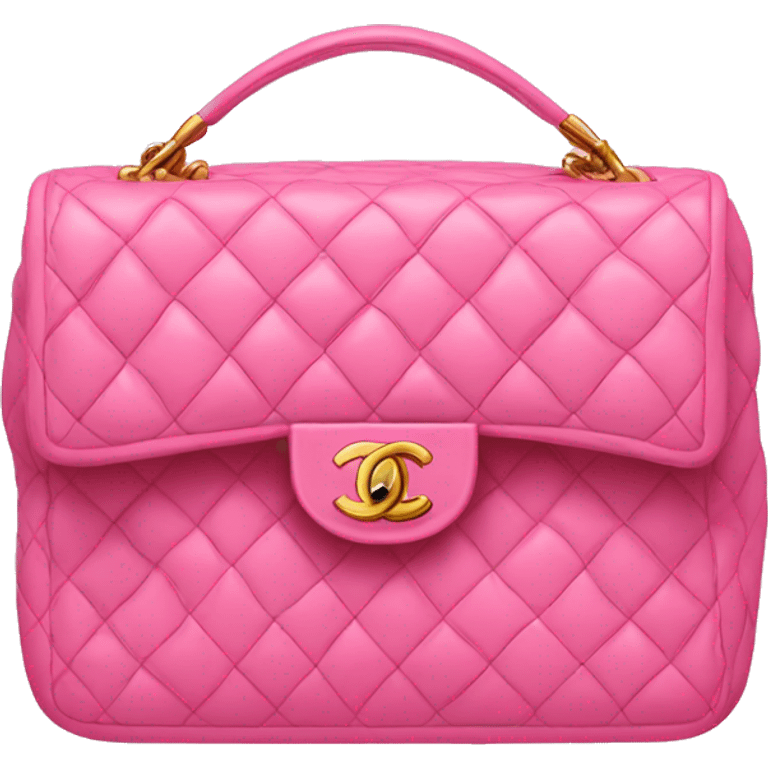 Pink chanel bag emoji