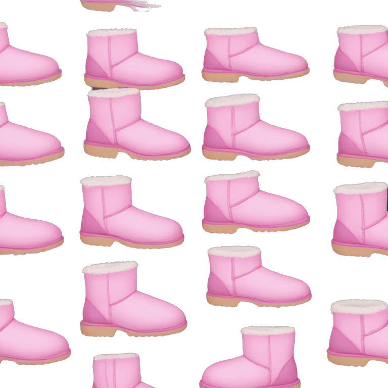 Pink Uggs emoji