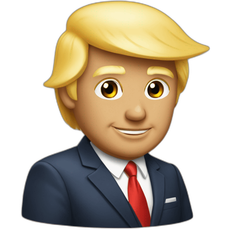 Donald Trump en dauphin emoji