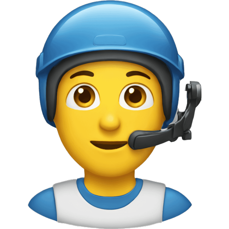 trabajadora con casco emoji