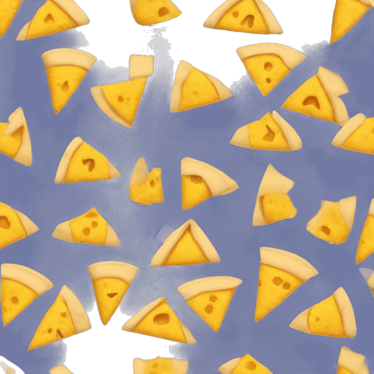 Folded tortilla with cheese and corn inside slightly visible from the edge  emoji