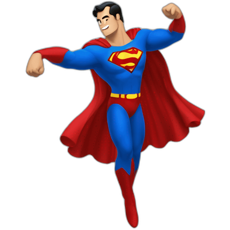 Superman dancing flamenco emoji