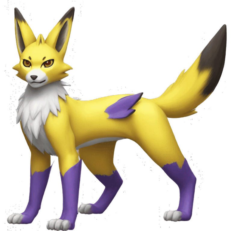 Lombax-Renamon full body emoji