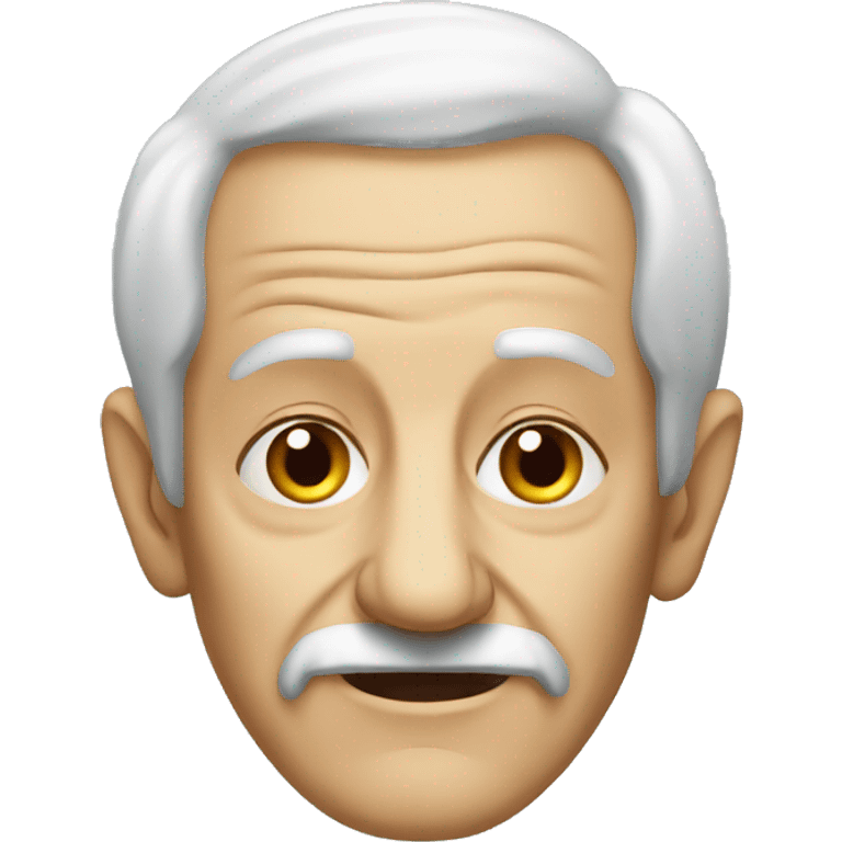 wise old man portrait emoji