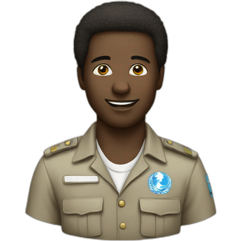 Un africain Informatique  emoji