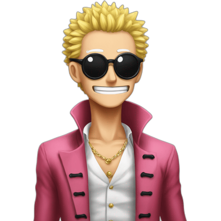 Doflamingo embrasse Napoléon emoji