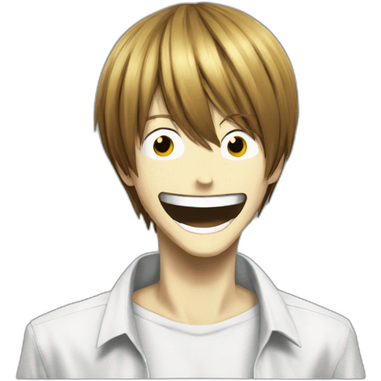 Light Yagami Laughing death note emoji