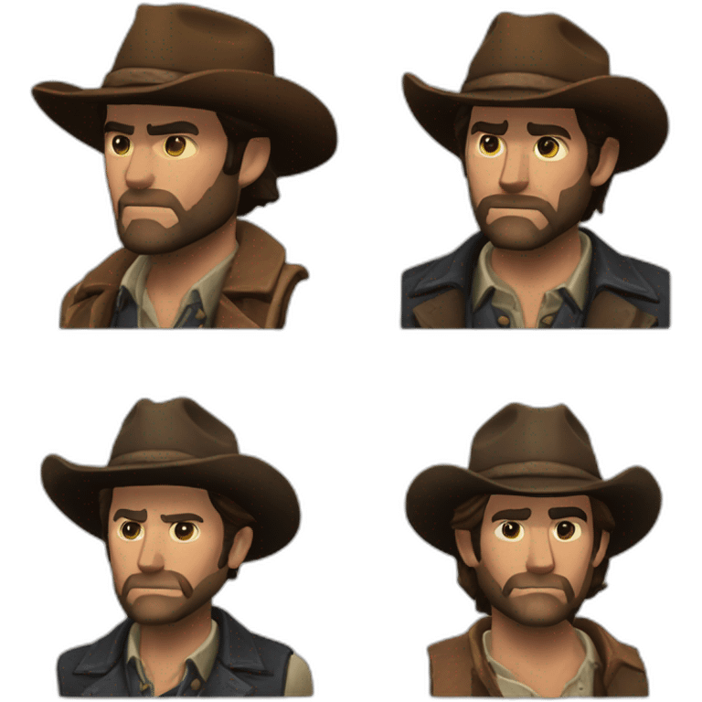 Arthur morgan and emanuell marcon emoji