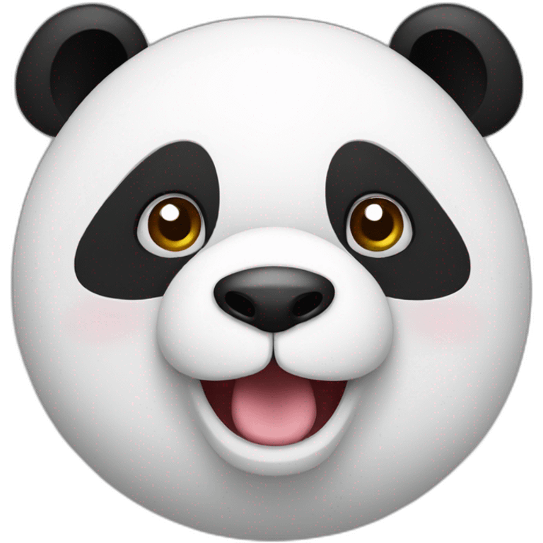 Panda happy emoji