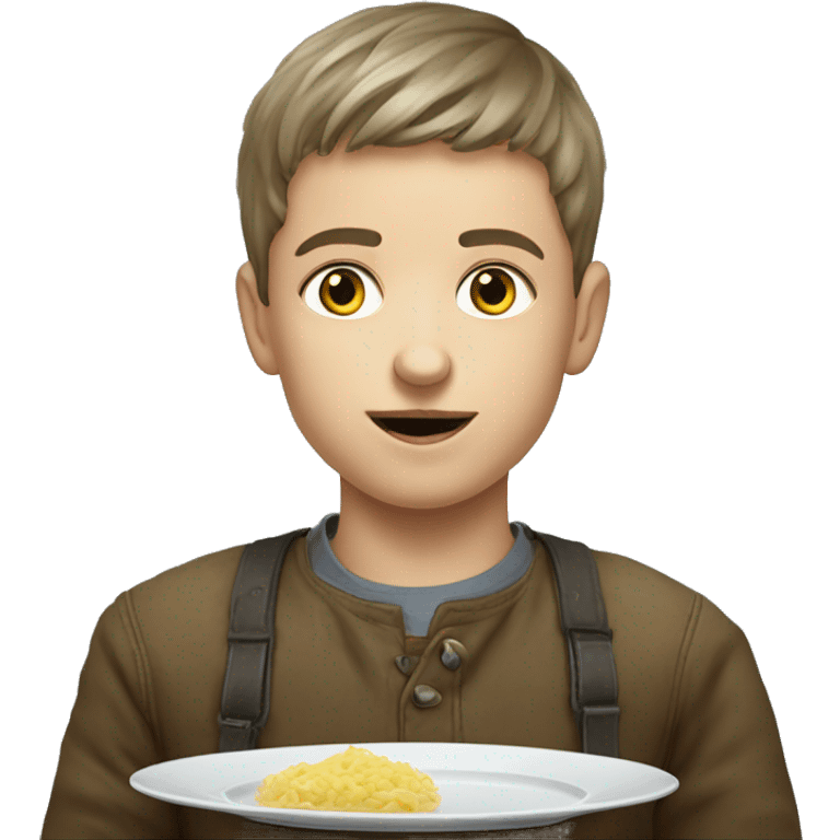 ukraine boy eat Vareniks
 emoji