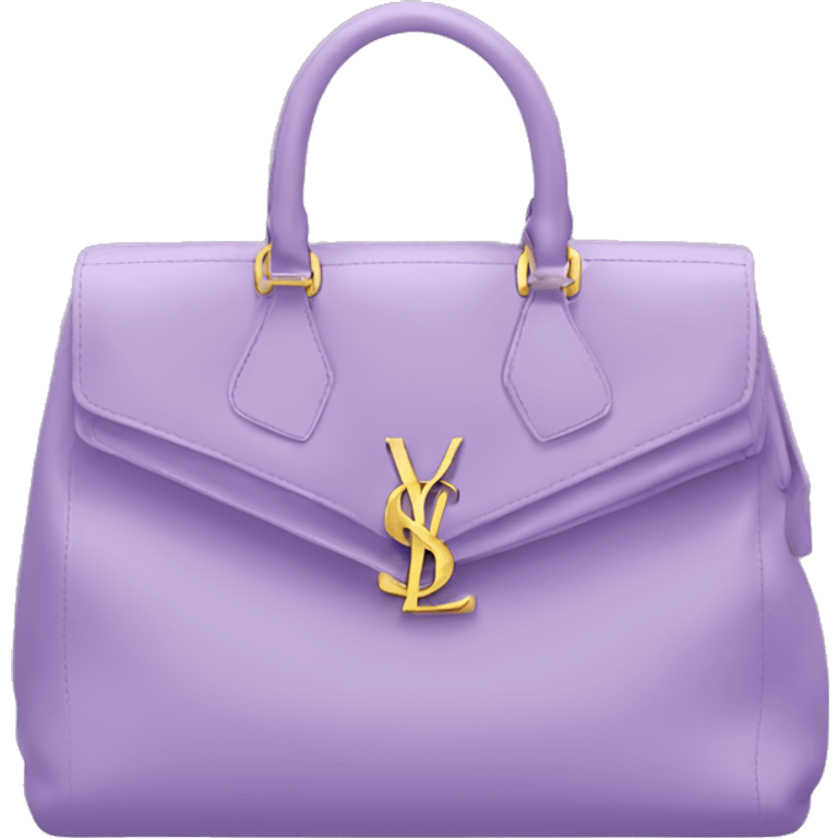 Lilac YSL bag emoji