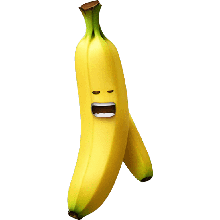 Banana with boxing gloves emoji