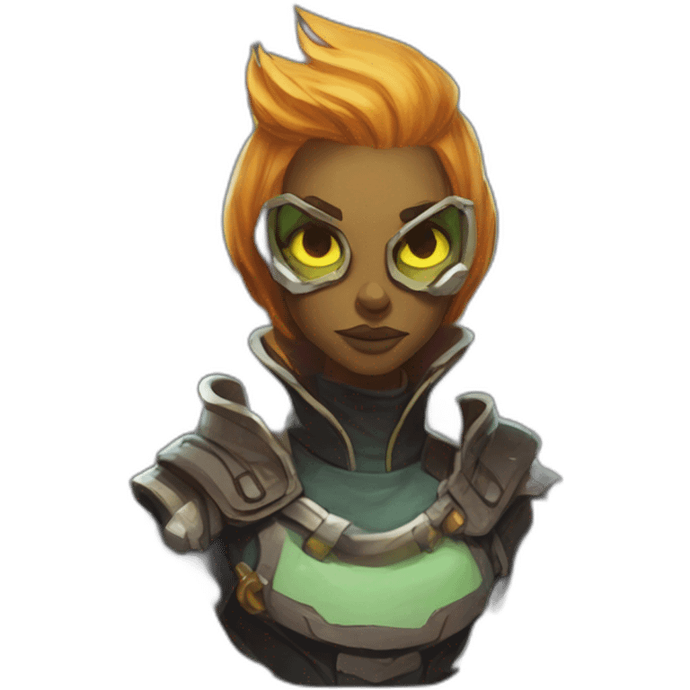 character scifi roguelike rpg style inspired by slay the spire digital art emoji