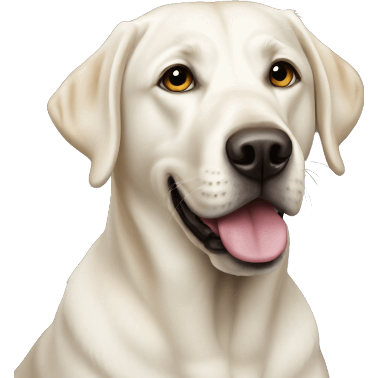 White Labrador emoji