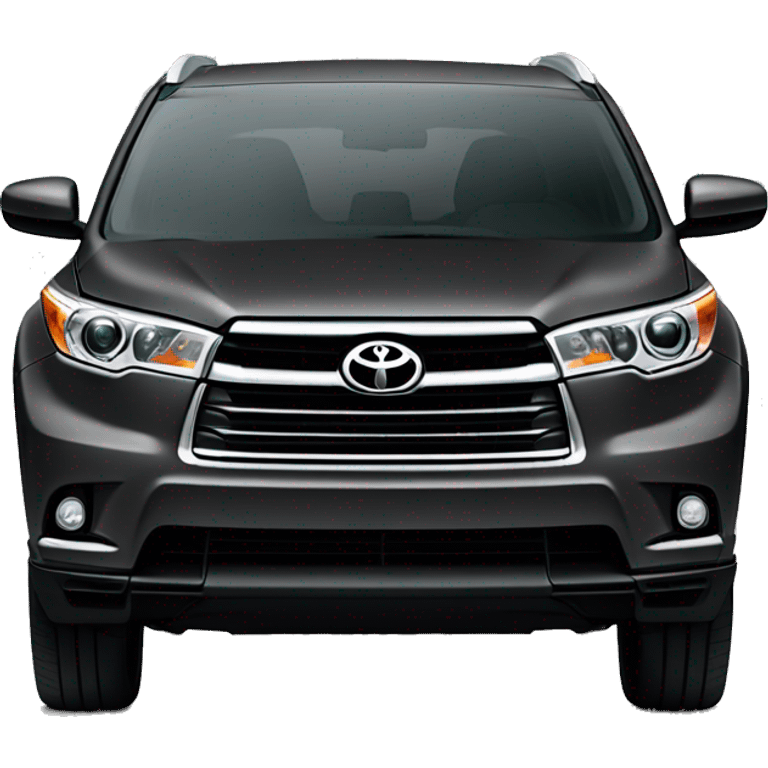 dark grey Toyota highlander suv 2024 emoji