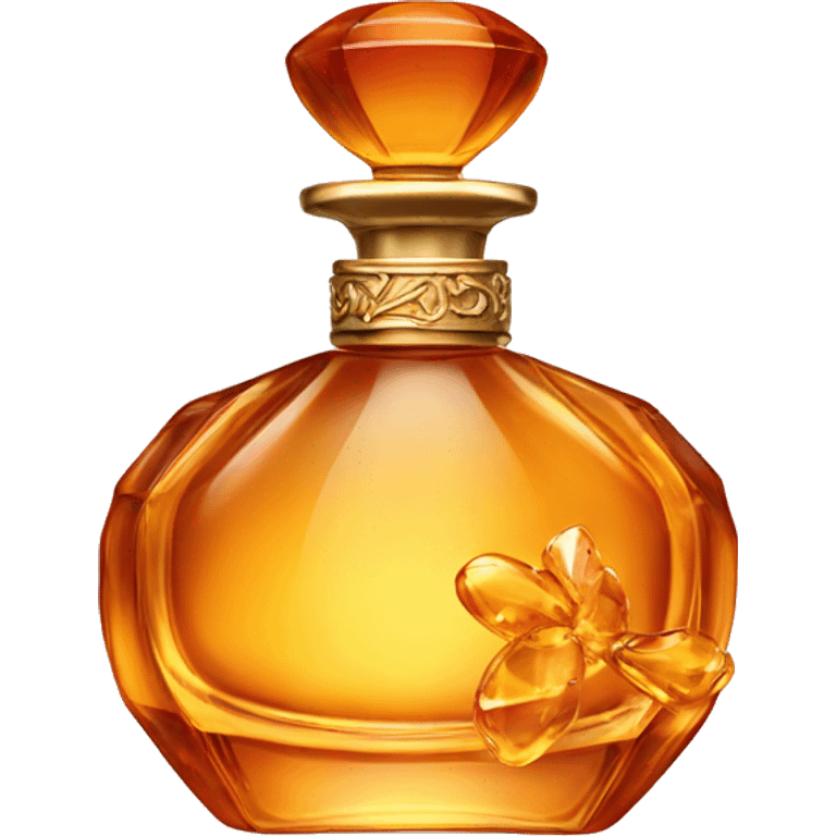 perfume bottle amber romance emoji