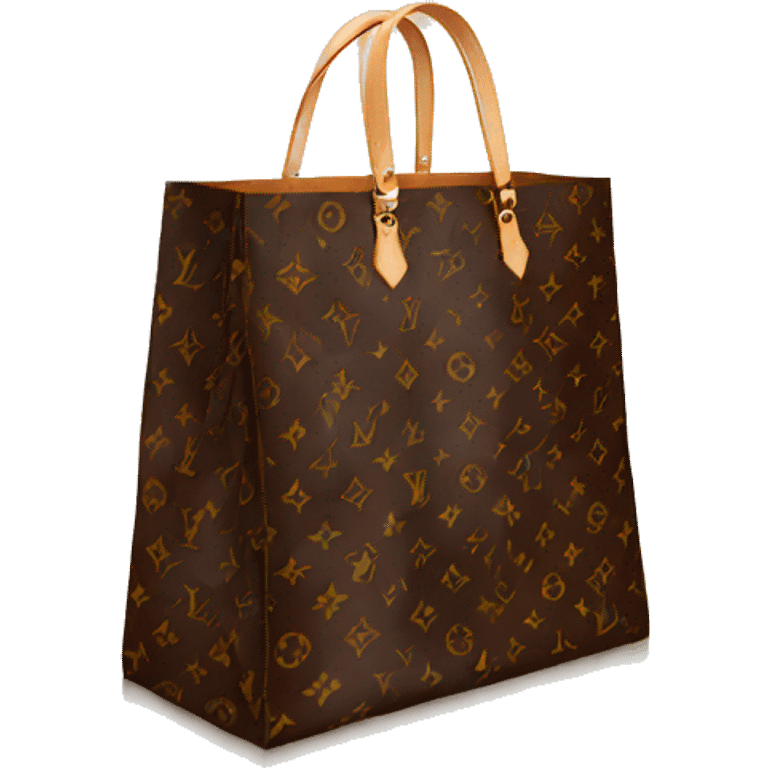 louis vuitton shopping bag emoji