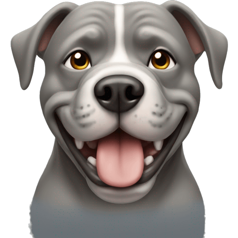 gray bully dog emoji