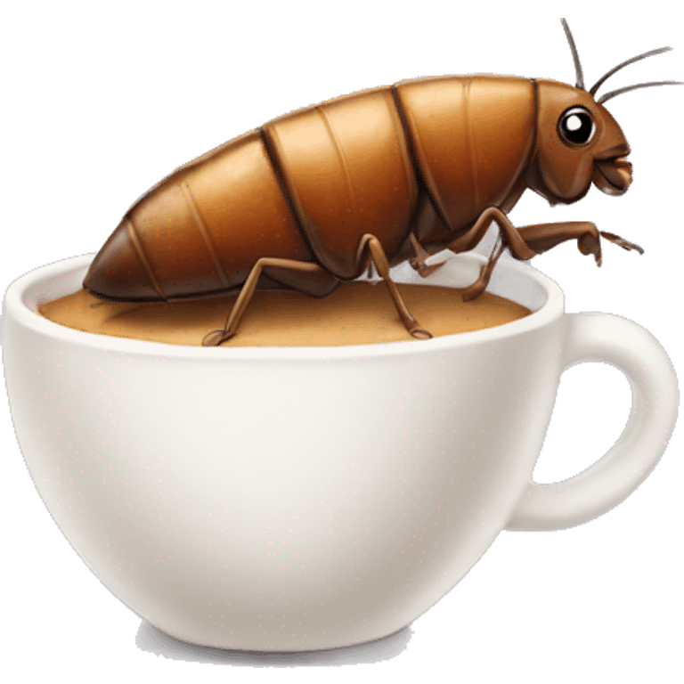 Roach with a Latte emoji