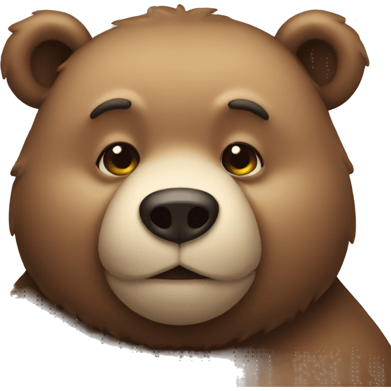 chubby bear  emoji