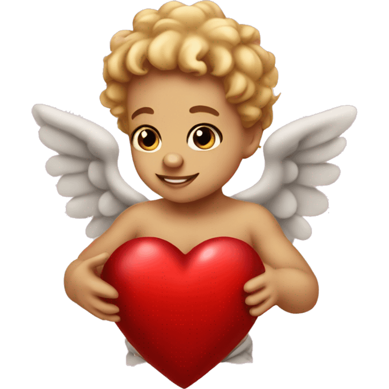 Valentines cherub emoji