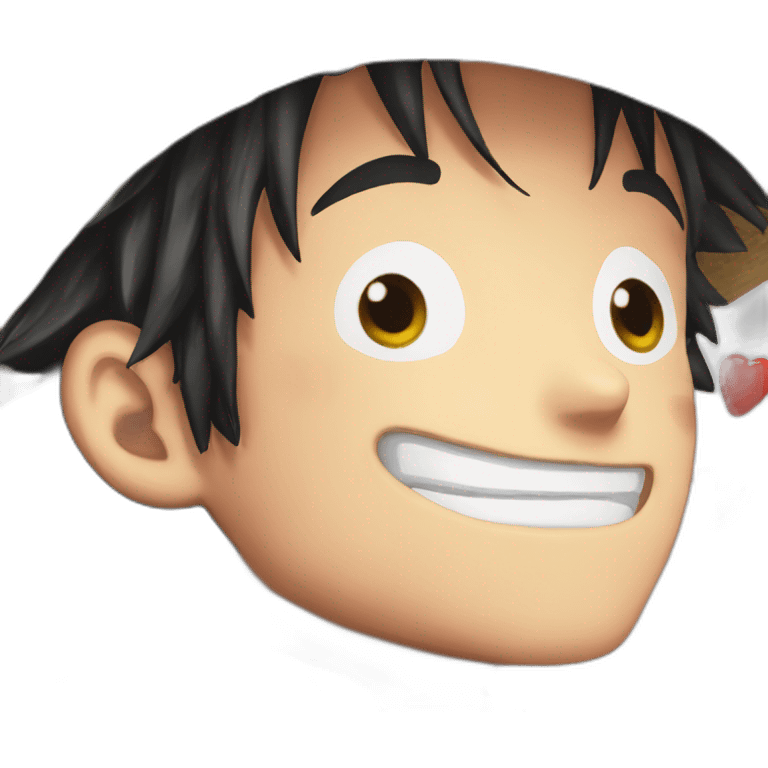 Luffy love  emoji