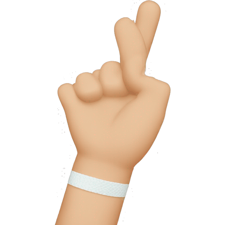 a bandage on a finger emoji