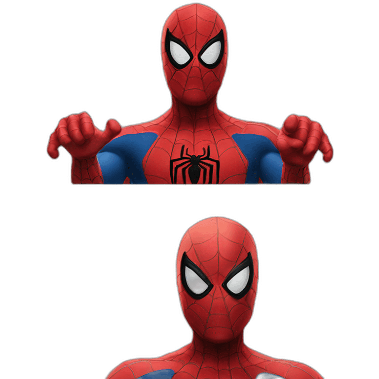 spiderman say hello emoji