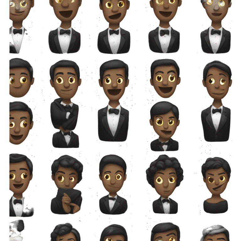 Black tuxedo emoji