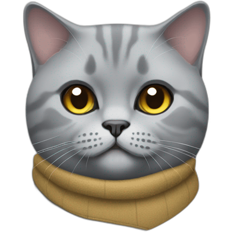 British shorthair cat designer emoji