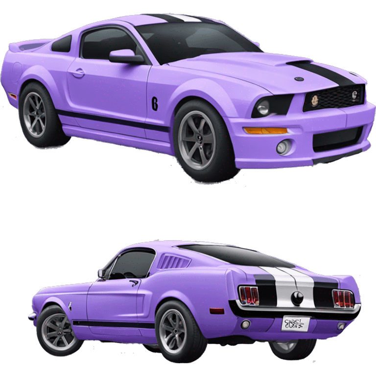 Mustang gt 500 lilac emoji