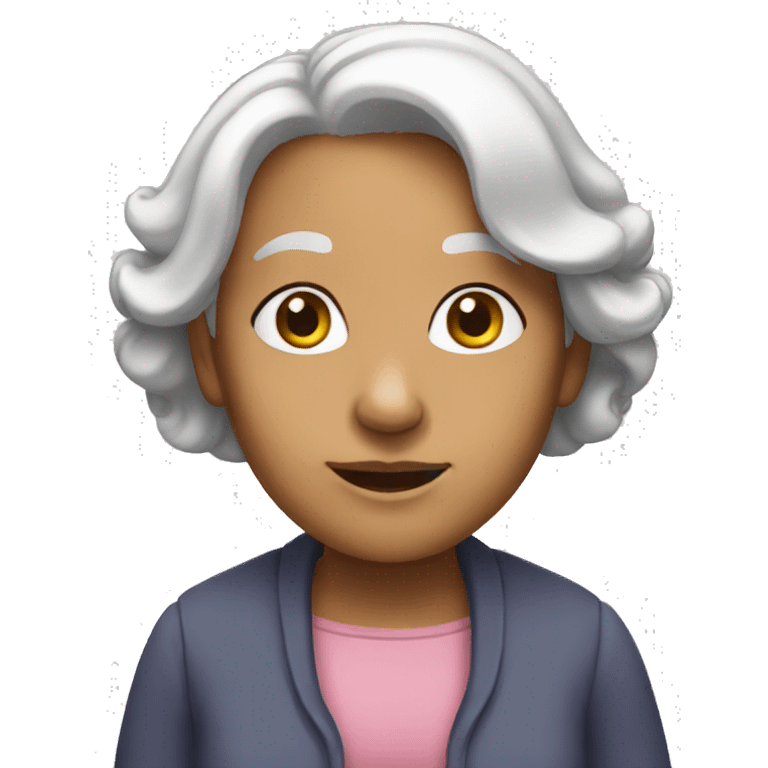 Old girl emoji