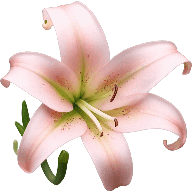 light pink lilium emoji