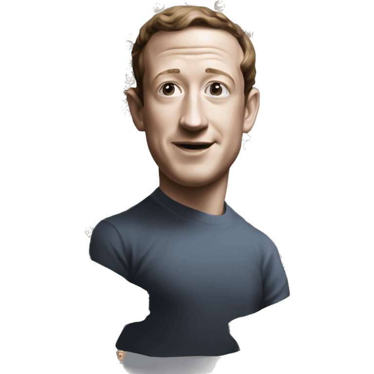 zuckerberg is a statue emoji