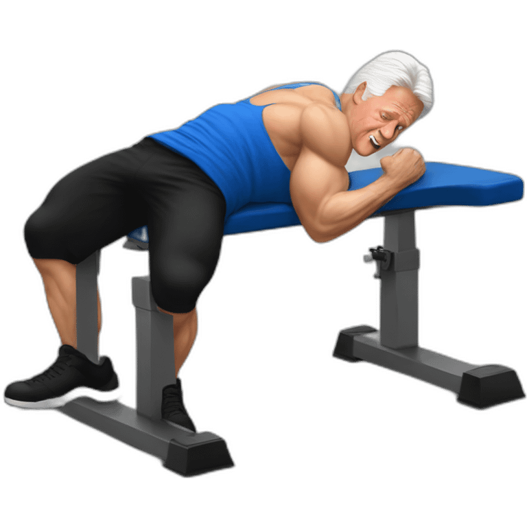 bill clinton bench press emoji