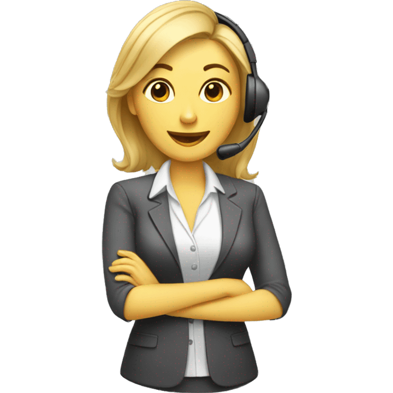 telemarketing attendant woman emoji