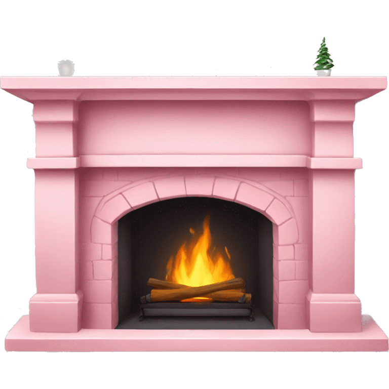 Winter Pink FirePlace emoji