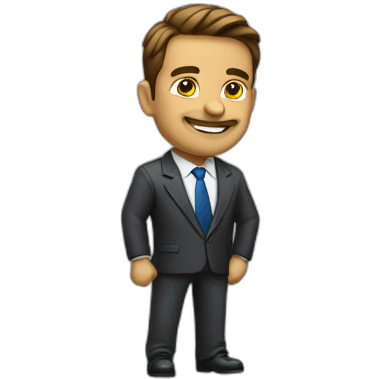 Business man too rich emoji