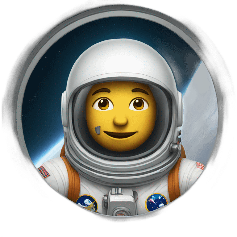 astronaut flying emoji