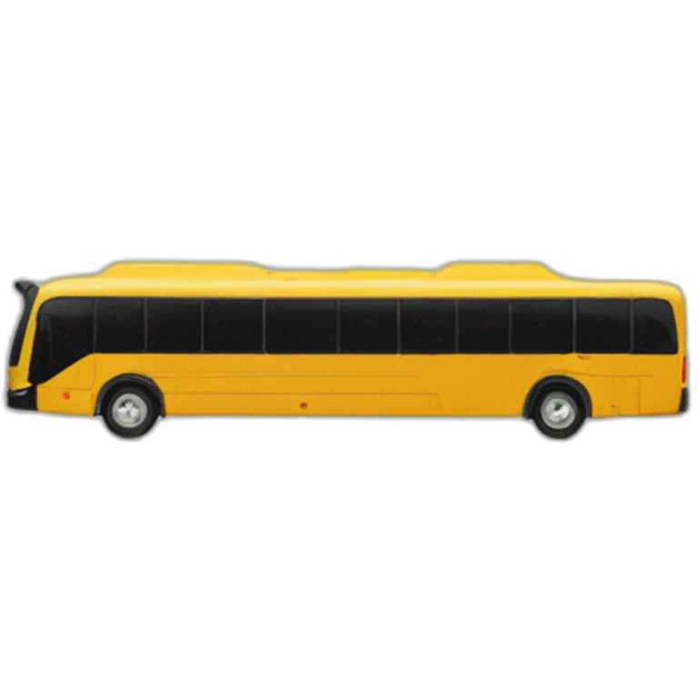 coach bus in the mountain emoji