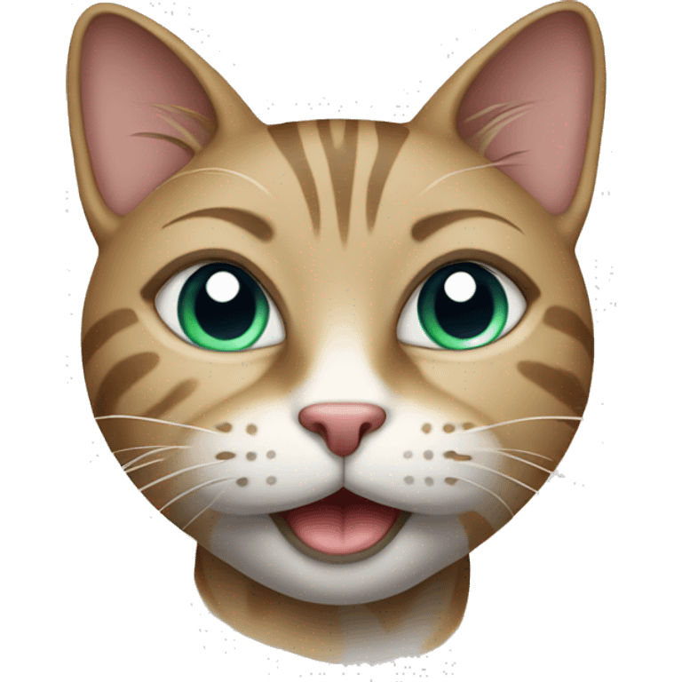 open minded cat emoji