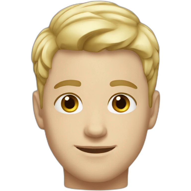 26 year old white British male with short blonde hair emoji