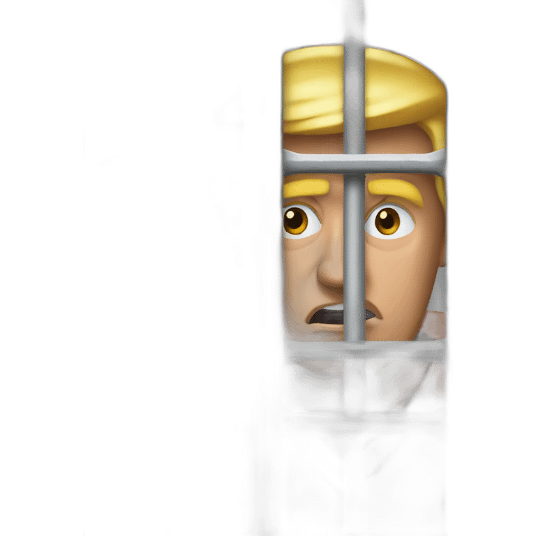 trump-in-jail-cell emoji