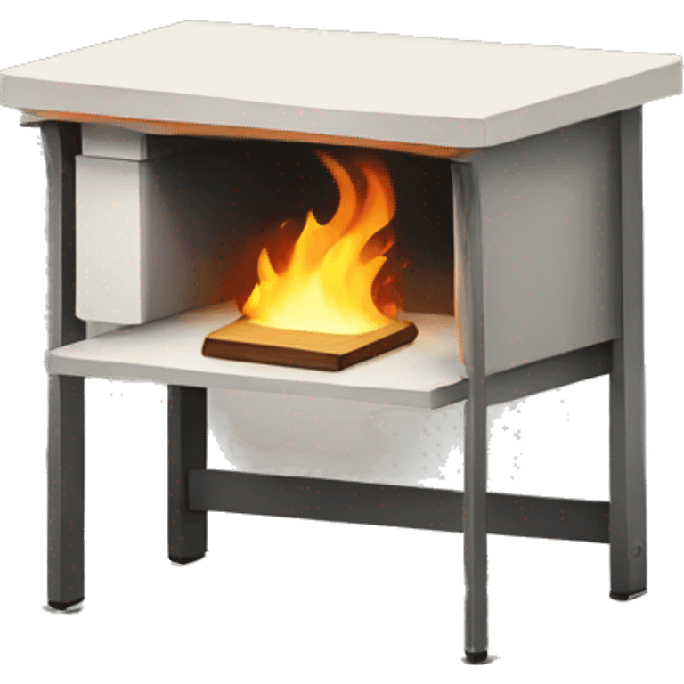 burning desk emoji