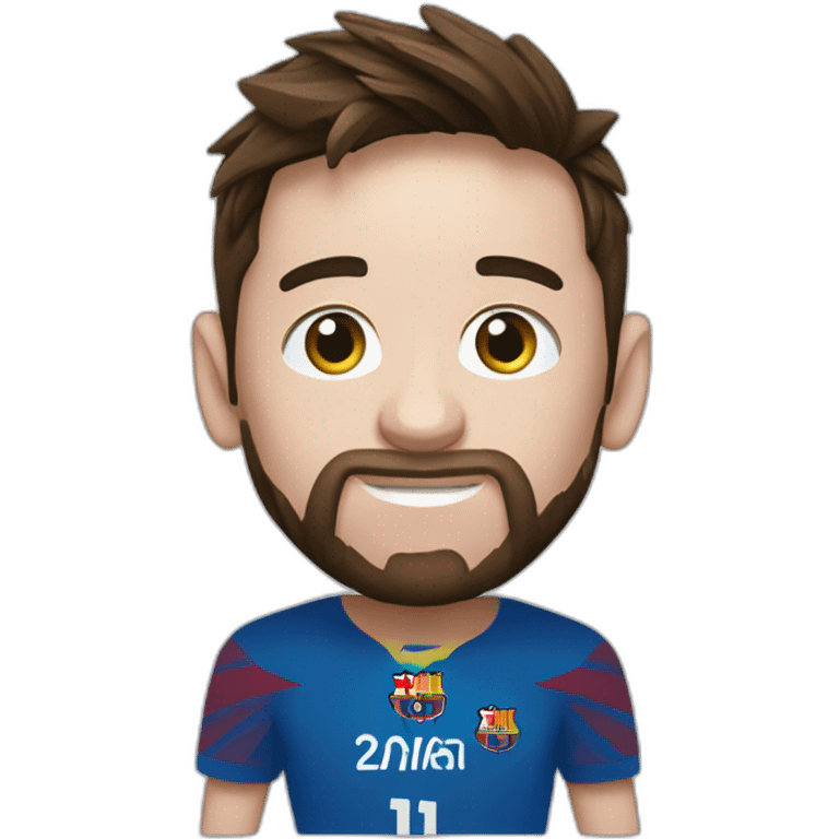 messi levantando la copa del mundo emoji